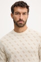 Guess pulover din amestec de lână HUMBERT bej M5YR10.Z3OE2
