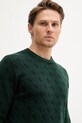 Пуловер с вълна Guess HUMBERT зелен M5YR10.Z3OE2