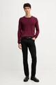 Vlněný svetr Karl Lagerfeld 554399.655000 burgundské AW25