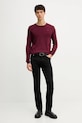 Вовняний светр Karl Lagerfeld 554399.655000 бордо AW25