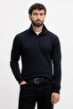 Karl Lagerfeld sweter wełniany wełna granatowy 554399.655005