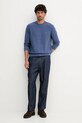 United Colors of Benetton sweter 1V4KU10AF niebieski AW25
