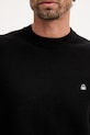 United Colors of Benetton sweter 1V4KU10AF czarny