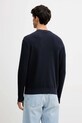 Odzież United Colors of Benetton sweter bawełniany 10C1K10AI granatowy