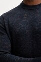 United Colors of Benetton sweter z wełną 111ZU10AB granatowy