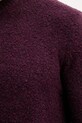 United Colors of Benetton sweter z domieszką wełny 1L5YU10AD bordowy