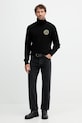 Versace Jeans Couture sweter z wełną 79GAFM14.CMH81 czarny AW25