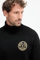 Versace Jeans Couture sweter z wełną czarny 79GAFM14.CMH81