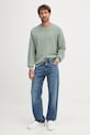 Armani Exchange pulover de bumbac XM000915.AF11967 verde AW25