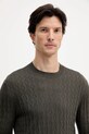 Armani Exchange sweter z dodatkiem wełny zielony XM000878.AF11982