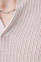 Хлопковый свитер AllSaints THOMA M030KC бежевый AW25