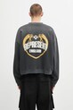 Represent bluza bawełniana Angel Border nadruk czarny MLM100367