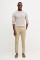 Hackett London sweter z wełną HM7000006 beżowy AW25