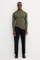 Hackett London sweter z wełną HM7000006 zielony AW25