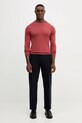 Hackett London sweter z wełną HM7000006 pomarańczowy AW25