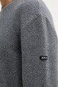 Μάλλινο πουλόβερ A.P.C. pull thomas WVBCZ.H23434 γκρί