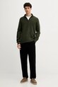 Μάλλινο πουλόβερ Hackett London HM7000078 πράσινο AW25