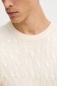 Hackett London sweter wełniany HM7000079 beżowy