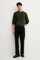Hackett London sweter wełniany HM7000075 zielony AW25