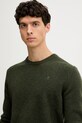 Hackett London sweter wełniany zielony HM7000075