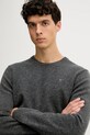 Hackett London sweter wełniany szary HM7000075
