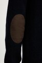 Шерстяной кардиган Hackett London HM7000077 тёмно-синий