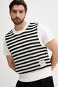 Tommy Hilfiger vestă din bumbac x F1 THE MOVIE negru MW0MW41385