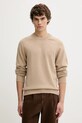 PS Paul Smith sweter wełniany okrągły beżowy M2R.487Z.T22514