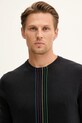 PS Paul Smith sweter z domieszką wełny czarny M2R.491Z.T22513