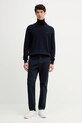 Bally sweter kaszmirowy MKN08O granatowy AW25