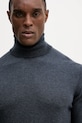 Guess sweter z dodatkiem wełny JIM szary M5BR09.Z0432