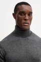 Guess sweter z dodatkiem wełny JIM szary M5BR09.Z0432
