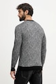 Odzież Guess sweter z domieszką jedwabiu JARROD M5BR11.Z0442 szary
