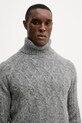 Guess sweter z domieszką wełny JEMMY szary M5BR16.Z0462