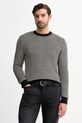 Guess sweter bawełniany JOSEPH wzorzyste zielony M5BR23.Z0491
