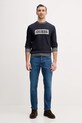Guess sweter z dodatkiem wełny JACK M5BR28.Z0531 granatowy AW25