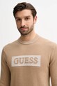 Guess sweter z dodatkiem wełny JACK beżowy M5BR28.Z0531