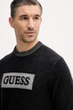 Guess sweter z dodatkiem wełny JACK czarny M5BR28.Z0531