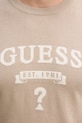 Sveter s prímesou hodvábu Guess HAMMOND M5YR00.Z0122 béžová