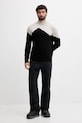 EA7 Emporio Armani sweter z dodatkiem wełny AF14568.7M000504 czarny AW25