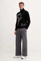 Светр із додаванням вовни EA7 Emporio Armani AF19328.7M000502 чорний AW25
