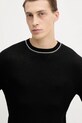 Armani Exchange sweter wełniany czarny XM000893.AF14007