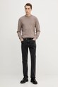 Armani Exchange sweter XM001316.AF10454 brązowy AW25