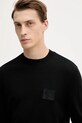 Armani Exchange sweter wełniany czarny XM001329.AF11982