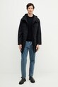 Armani Exchange sweter z dodatkiem wełny XM001560.AF11982 granatowy AW25