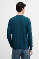 Odzież Armani Exchange sweter z dodatkiem wełny XM001560.AF11982 turkusowy