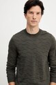 Armani Exchange sweter z dodatkiem wełny zielony XM001560.AF11982