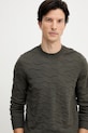 Armani Exchange sweter z dodatkiem wełny zielony XM001560.AF11982