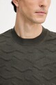 Armani Exchange sweter z dodatkiem wełny XM001560.AF11982 zielony
