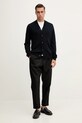 Armani Exchange kardigan z domieszką wełny XM001914.AF14008 granatowy AW25